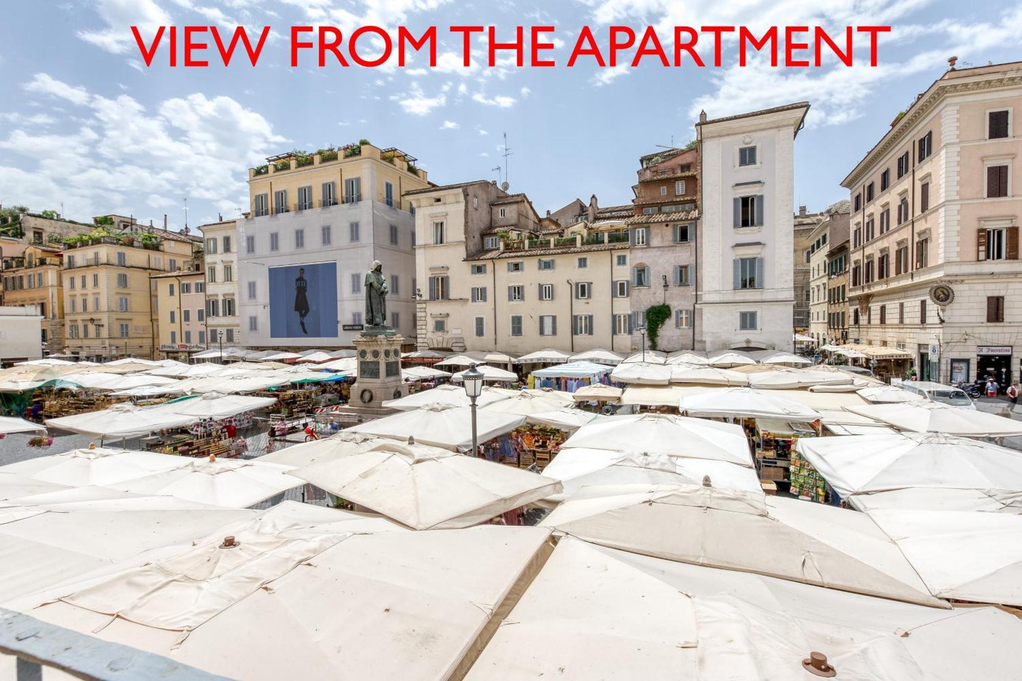 View on Campo de Fiori IREX apartments Roma Esterno foto